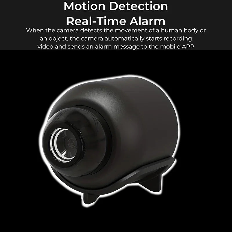 Mini Caméra Wi-Fi 1080P avec Vision Nocturne