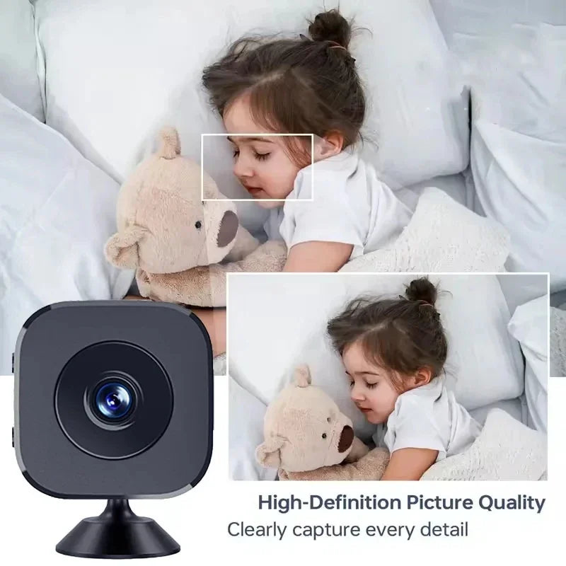Mini Caméra Wi-Fi 4K Avec Vision Nocturne